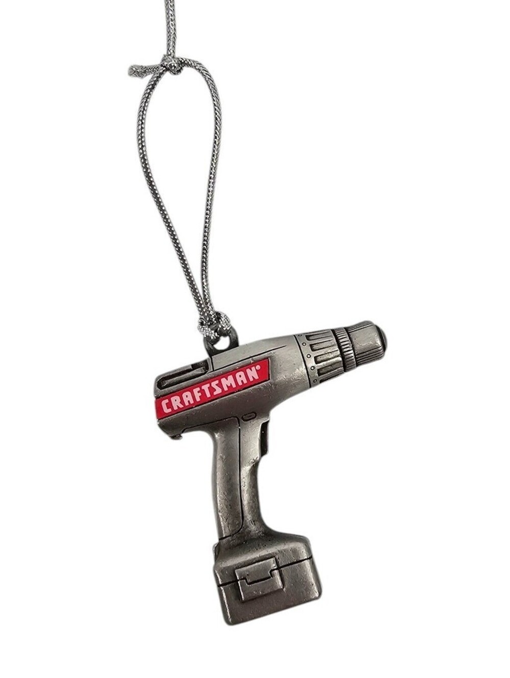 Craftsman Sears Miniature Tool Ornament Cordless Drill Pewter Made in USA 1998